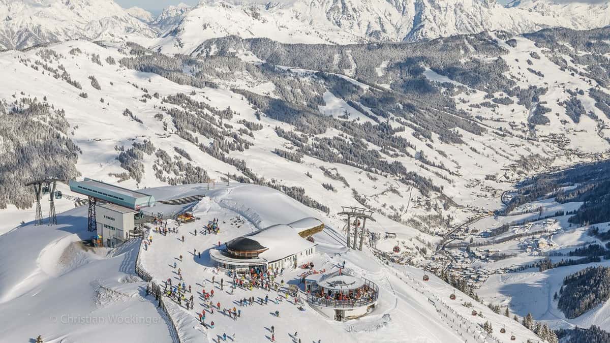 Saalbach Hinterglemm skidåkning Zell am See