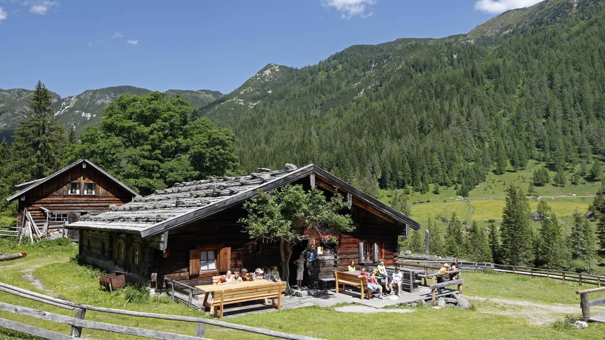 Fallhausalm Bad Gastein Gasteinerdalen Semester i Österrike