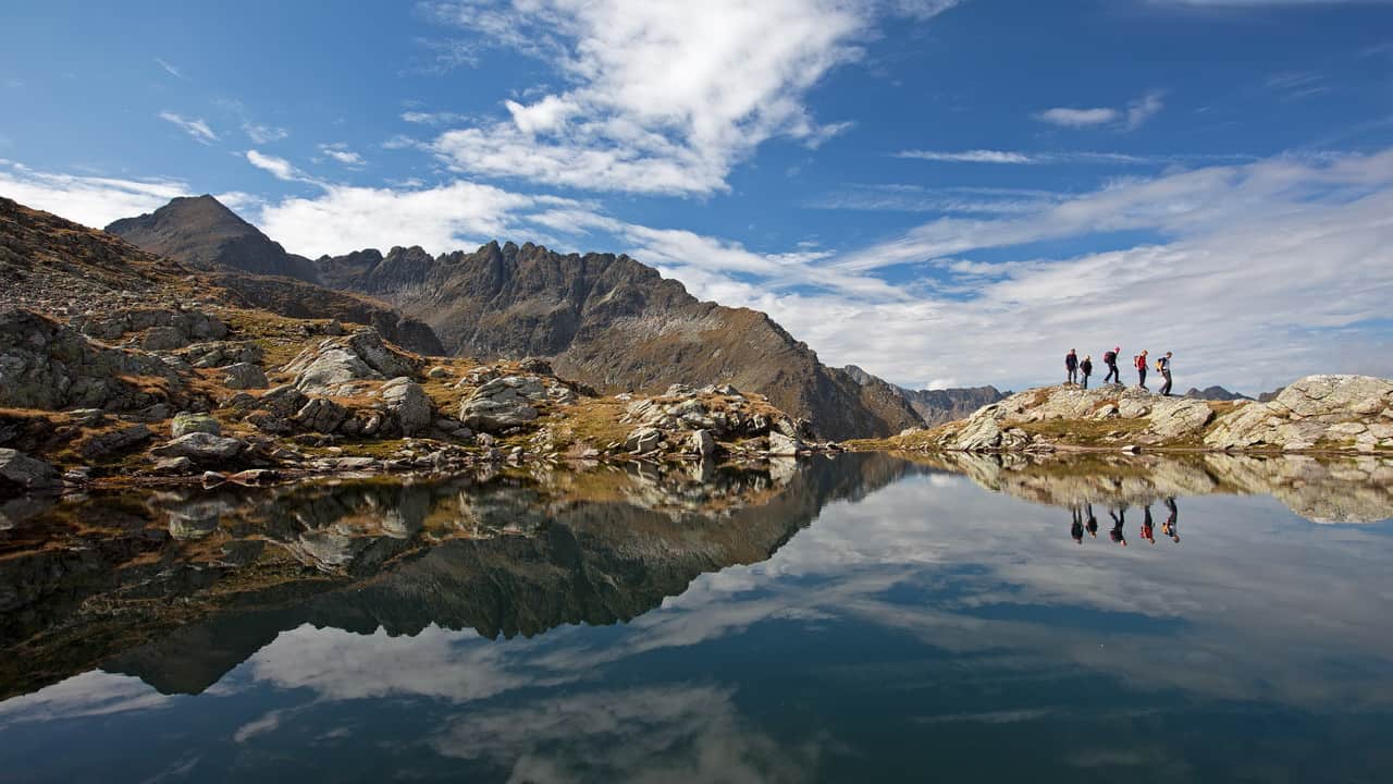 13 vackra små sjöar: Klafferkessel - Schladming Dachstein Tauern Höhenweg semester i Österrike