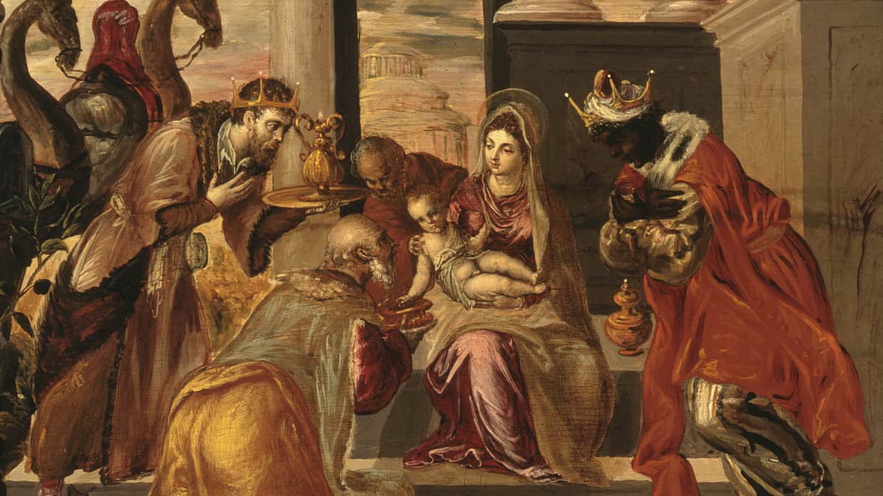 Helgdagar Österrike - De tre kungarna tillber Jesus - El Greco