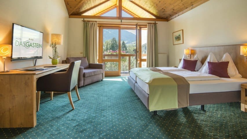 Skidsemester i Bad Hofgastein med Austria Travel - Hotel Gastein - Rum1