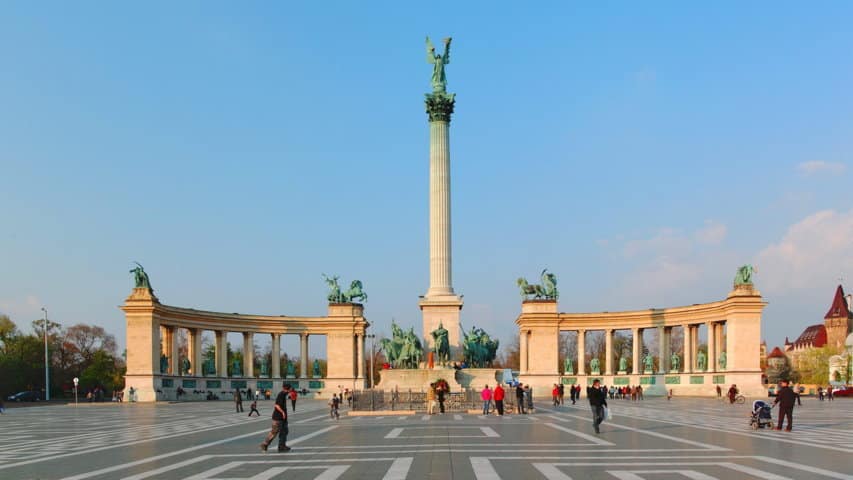Budapest Millenniummonumentet