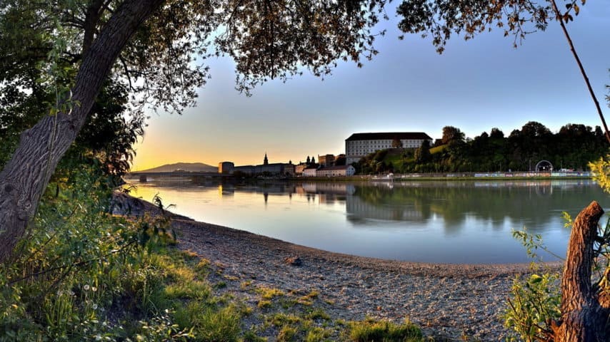 Soluppgång Linz
