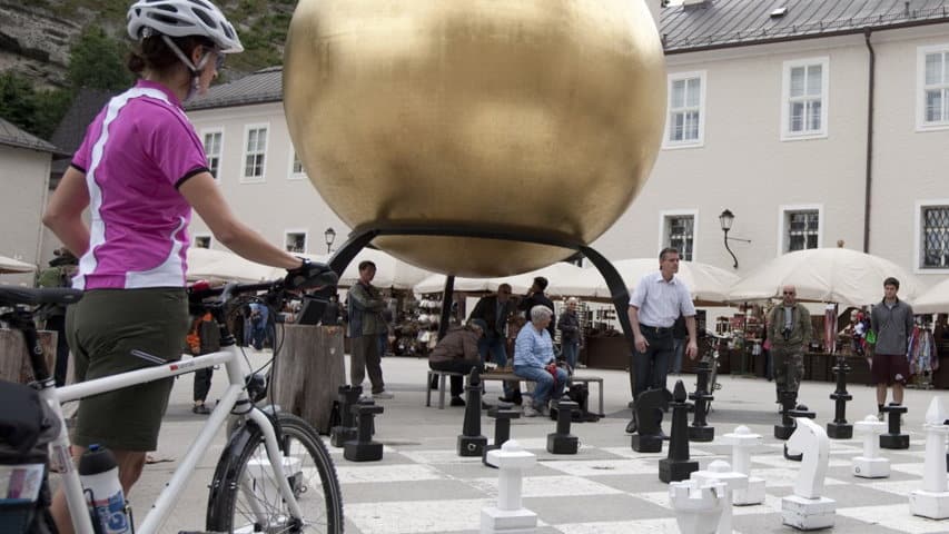 Cykling Salzburg Kapitelplatz