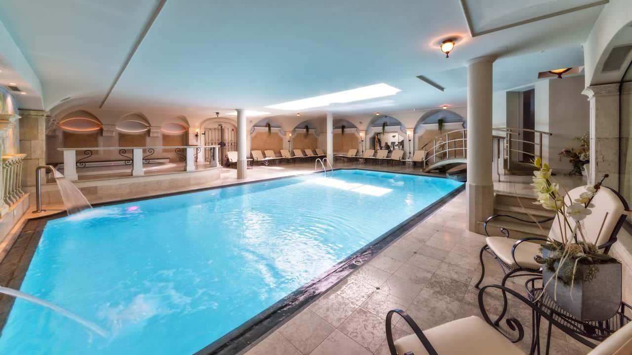 Poolen i Hotel Genziana Val Gardena