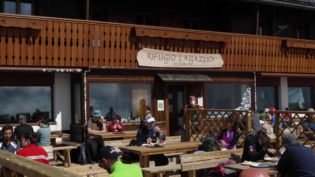 Rifugio Lagazuoi på Alta Via 1