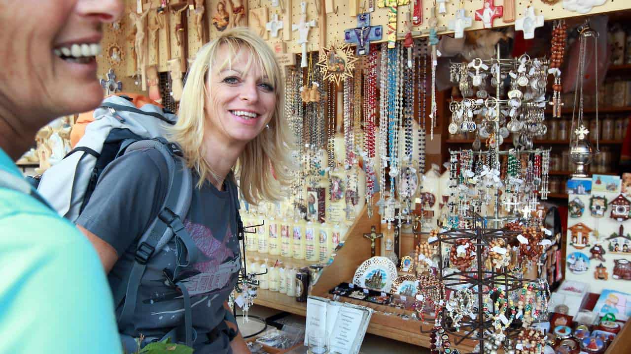 Minnen från pilgrimsvandringen till Mariazell